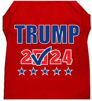 Trump Checkbox Pet Shirt - Adorable and Durable Apparel for Cats and Dogs