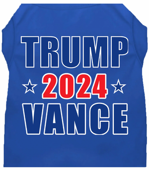 Trump Vance 2024 Pet Shirt - Patriotic and Comfortable Apparel for Cats and Dogs