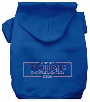 Patriotic Pet Hoodie - "Trump Make America Great" Edition