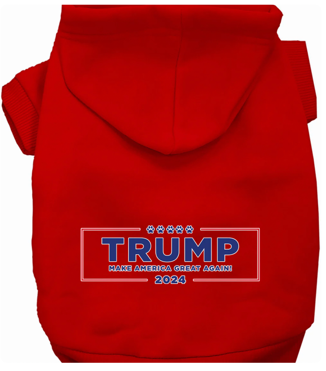 Patriotic Pet Hoodie - "Trump Make America Great" Edition