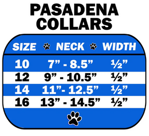 Pasadena Crystal Flower Velvet Pet Collar Clear Crystal 14