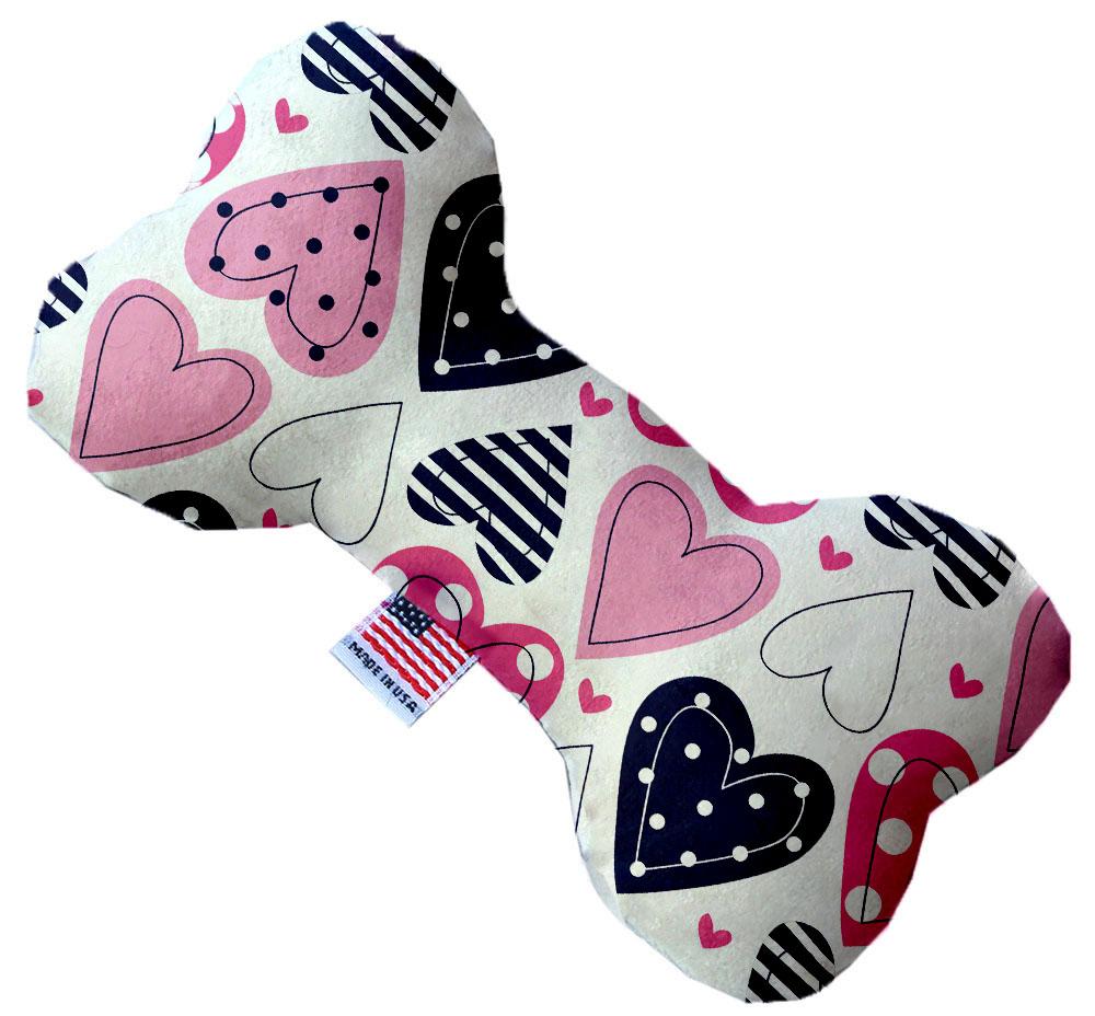 Mixed Hearts Canvas Dog Toys - staygoldendoodle.com