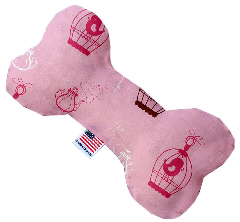 Pink Whimsy Bird Cages Canvas Dog Toys - staygoldendoodle.com