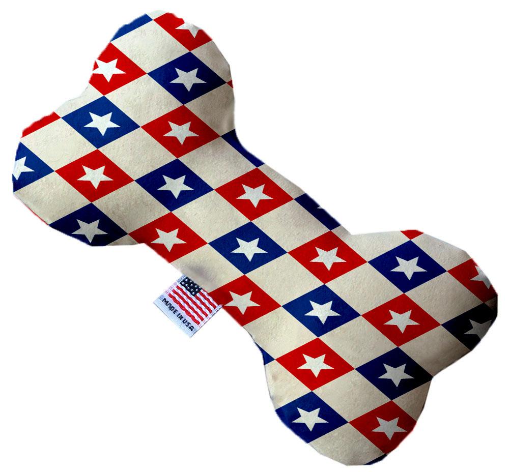 Patriotic Checkered Stars Canvas Dog Toys - staygoldendoodle.com