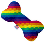 Scalloped Rainbow Stuffing Free Dog Toys - staygoldendoodle.com