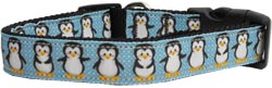 Penguins Nylon And Ribbon Collar and Leash from StayGoldenDoodle.com