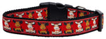 Reindeer Nylon And Ribbon Collar and Leash from StayGoldenDoodle.com