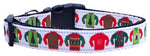 Ugly Christmas Sweaters Nylon And Ribbon Collar and Leash from StayGoldenDoodle.com