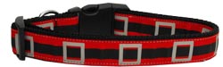 Santa&rsquo;s Belt Nylon And Ribbon Collar and Leash from StayGoldenDoodle.com