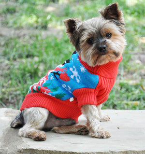 Ugly Christmas Snowman Sweater for Dogs