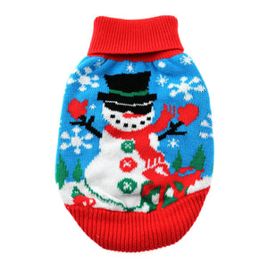 Ugly Christmas Snowman Sweater for Dogs