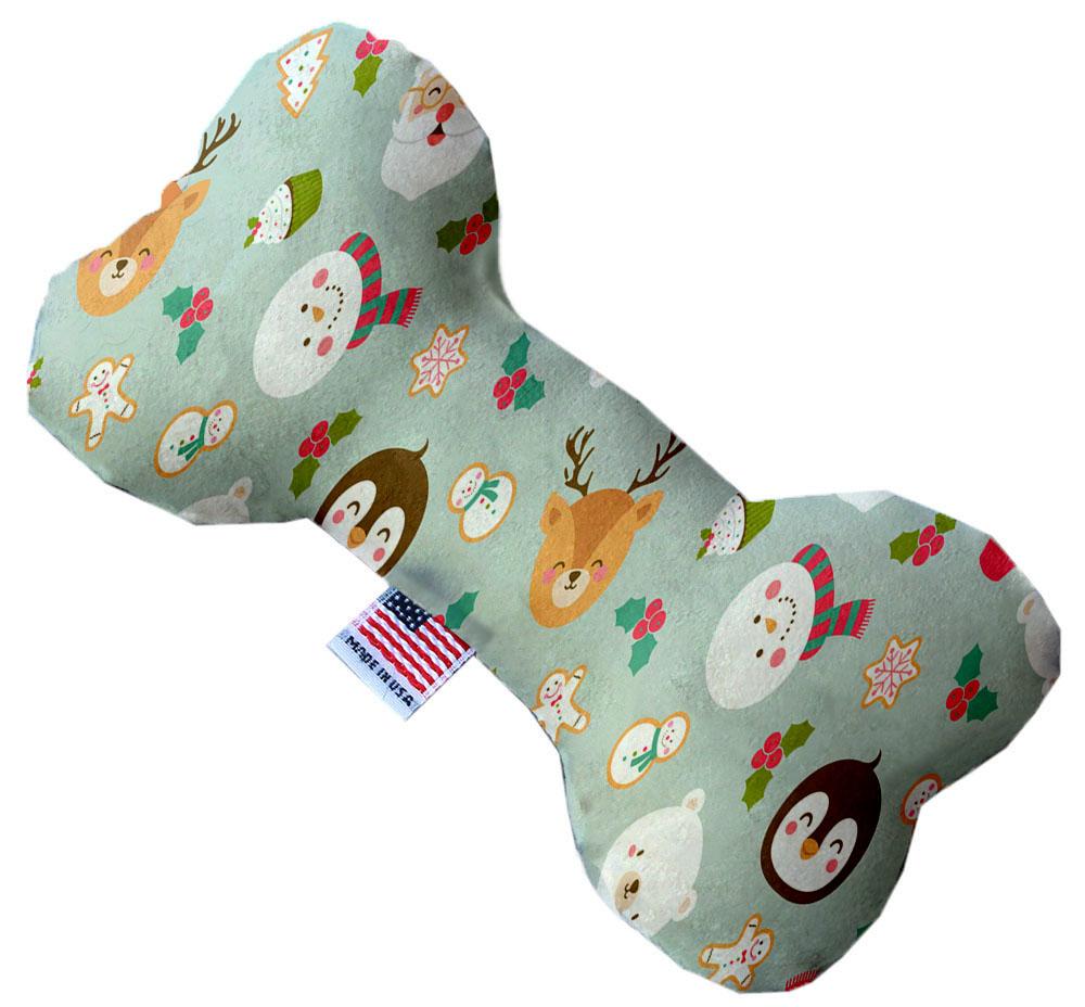 Gray Christmas Party Canvas Dog Toys - staygoldendoodle.com