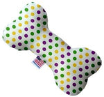 Mardi Gras Polka Dots Canvas Dog Toys - staygoldendoodle.com