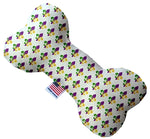 Mardi Gras Fleur de Lis Stuffing Free Dog Toys - staygoldendoodle.com