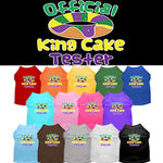King Cake Taster Screen Print Mardi Gras Dog Shirt