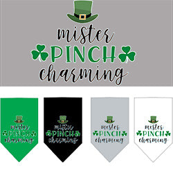 Mister Pinch Charming Screen Print Bandana from StayGoldenDoodle.com
