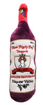 Cavalier Sauvignon Wine Bottle Plush Dog Toy