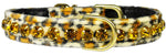 Tropical Dazzler Jaguar Crystal Collar - staygoldendoodle.com