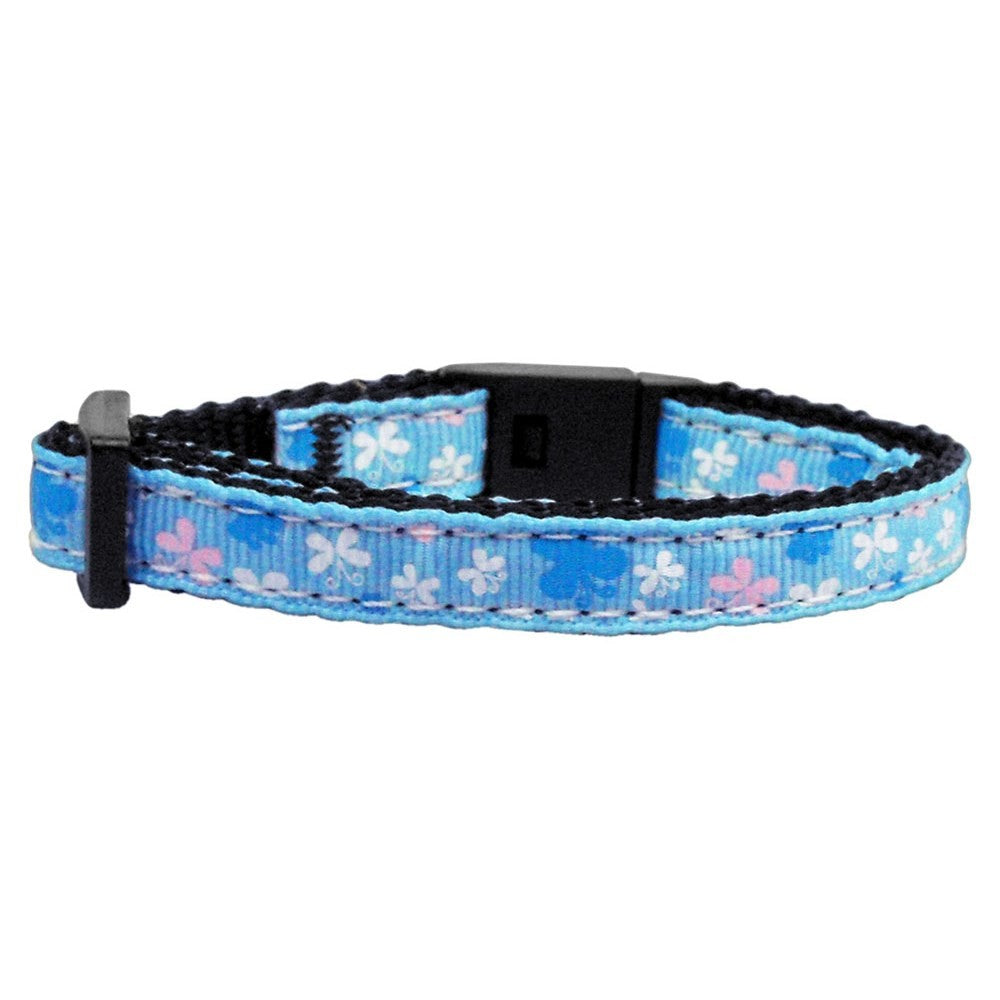 Blue Butterfly Cat Safety Collar