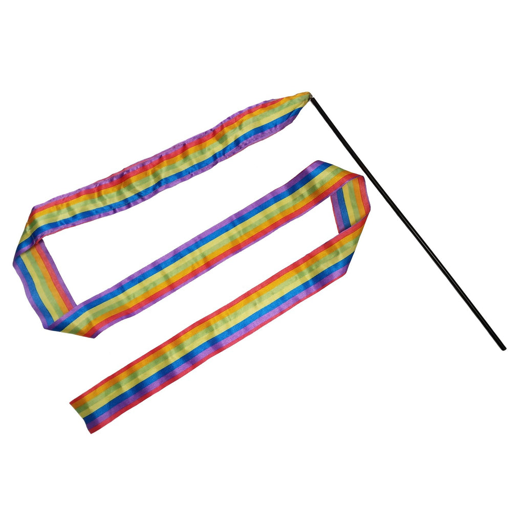 Rainbow Ribbon Pole Toy