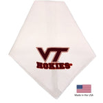 Virginia Tech Hokies White Pet Bandana