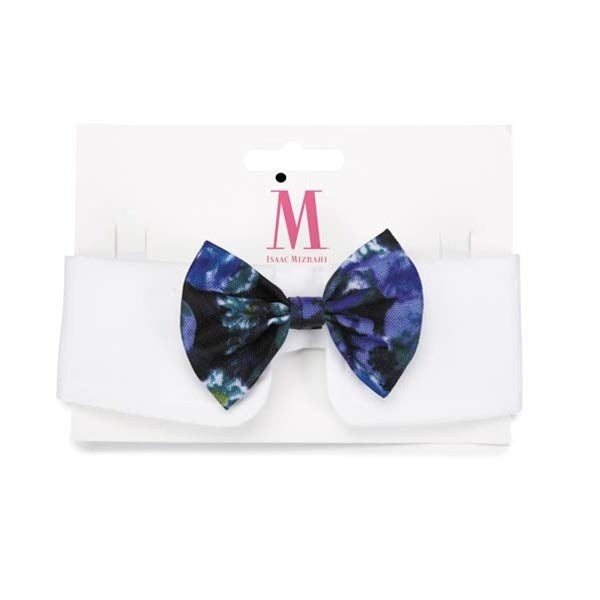 M. Isaac Mizrahi Floral Dot Pet Bow Tie - Medium