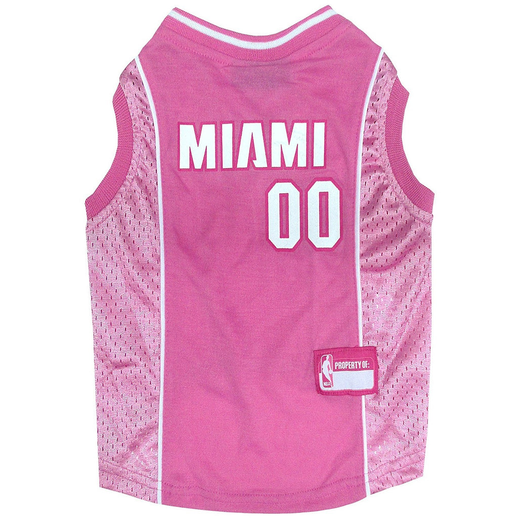 Miami Heat Pink Pet Jersey