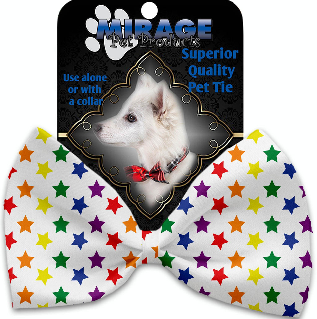 Rainbow Stars Pet Bow Tie - staygoldendoodle.com