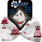 Pink Fancy Cakes Pet Bow Tie - staygoldendoodle.com