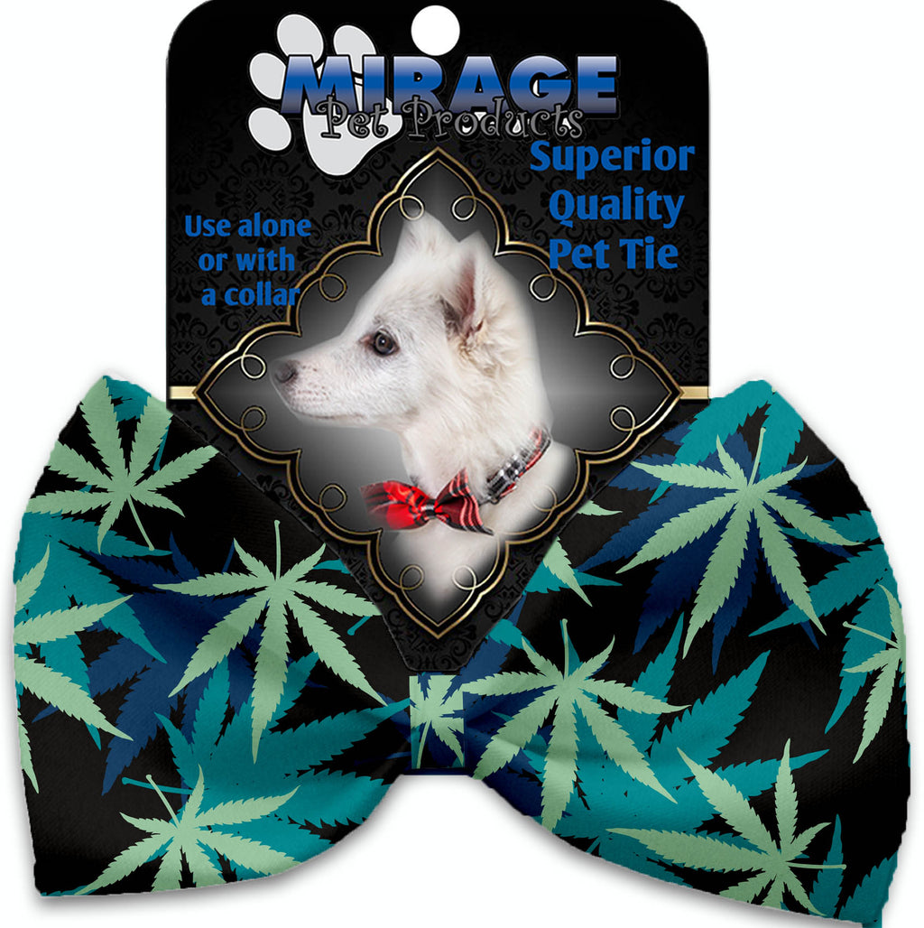 Mary Jane Blues Pet Bow Tie Collar Accessory With Velcro - staygoldendoodle.com