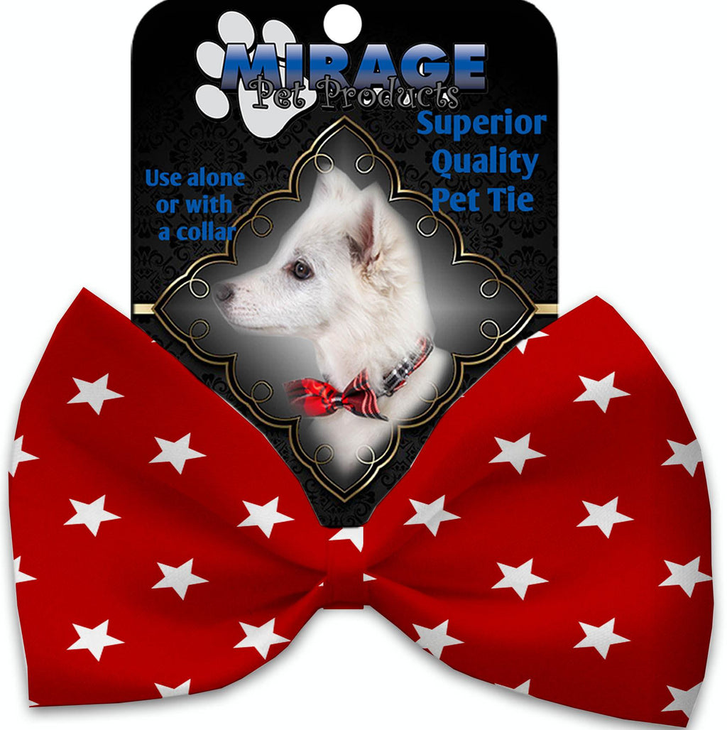 Red Stars Pet Bow Tie - staygoldendoodle.com