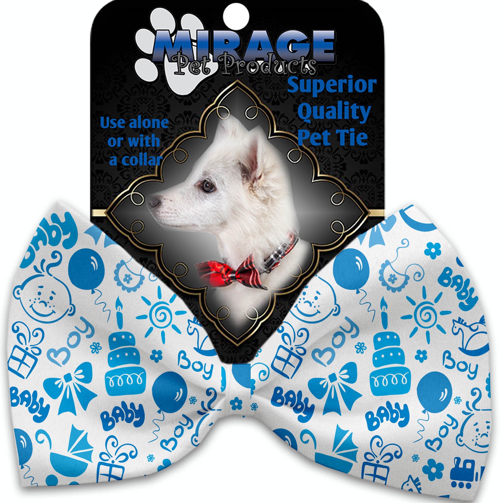 Baby Boy Pet Bow Tie Collar Accessory With Velcro