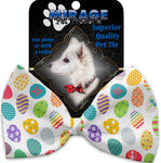 Easter Eggs Pet Bow Tie Collar Accessory With Velcro - staygoldendoodle.com