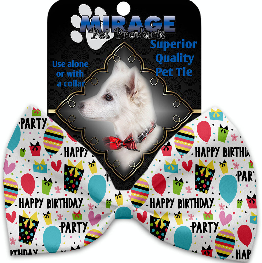 Happy Birthday Pet Bow Tie Collar Accessory With Velcro - staygoldendoodle.com
