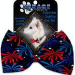 Fireworks Pet Bow Tie Collar Accessory With Velcro - staygoldendoodle.com