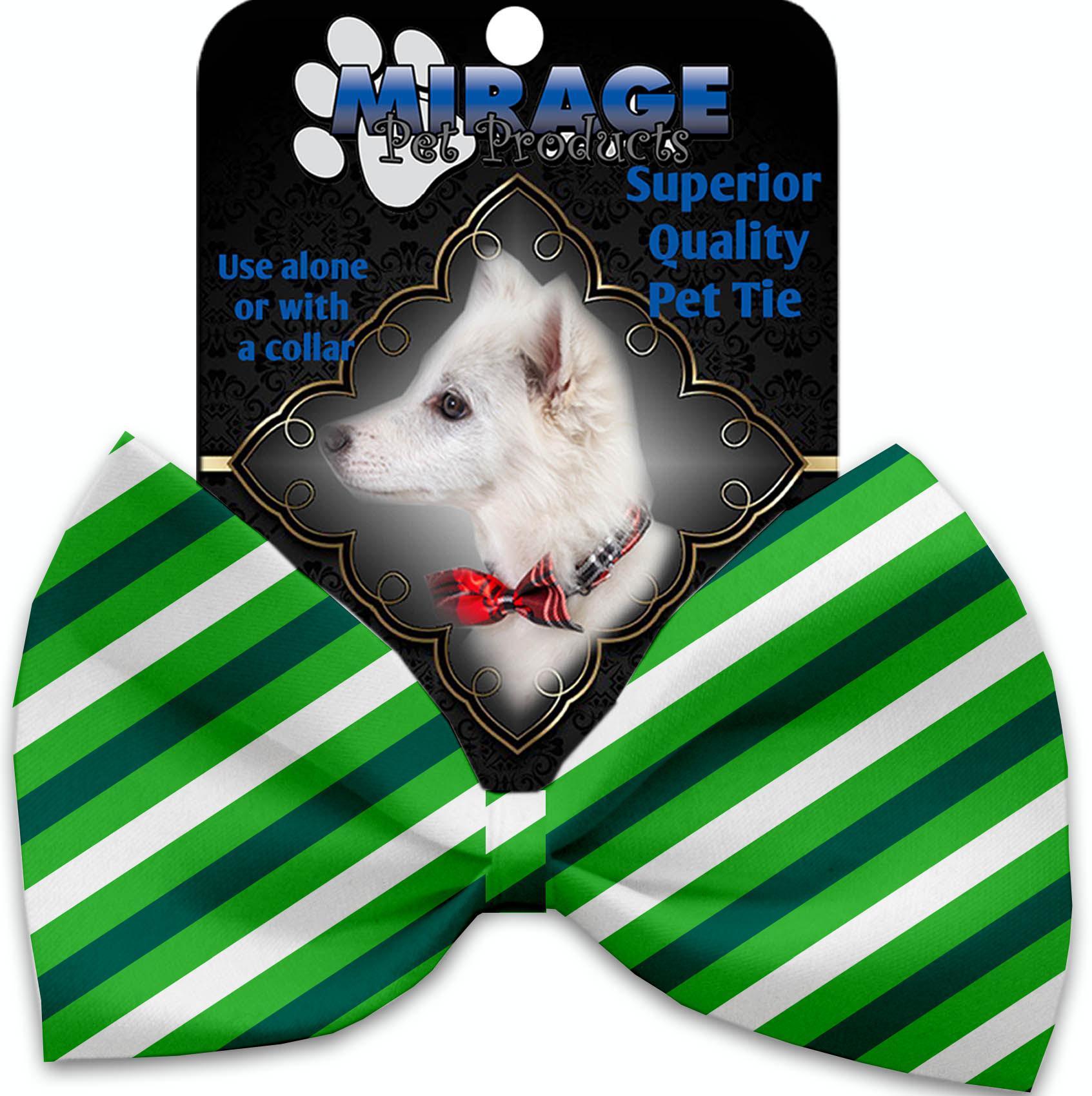 St. Patrick's Stripes Pet Bow Tie - staygoldendoodle.com