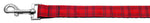 Plaid Nylon Collar  Red 1 Wide 4ft Lsh - Stay Golden Doodle