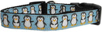 Penguins Nylon Dog Collar Sm
