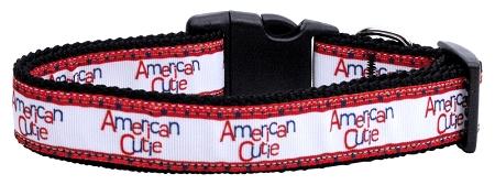 American Cutie Ribbon Dog Collar - staygoldendoodle.com
