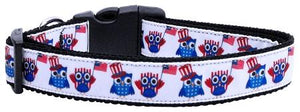 American Ribbon Owl Dog Collar - staygoldendoodle.com
