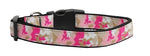 Pink Camo Nylon Dog Collar Xs - Stay Golden Doodle