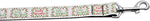 Feliz Navidad Nylon Dog Leash 5-8 Inch Wide 4ft Long
