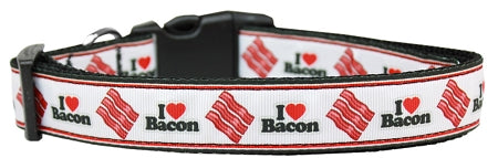 I Love Bacon Nylon Cat Collar - staygoldendoodle.com