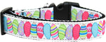 Easter Egg Nylon Ribbon Dog Collar Xl - Stay Golden Doodle