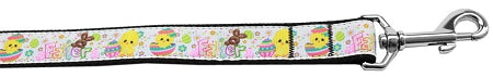 Happy Easter Nylon Dog Leash 3-8 Inch Wide 4ft Long - Stay Golden Doodle