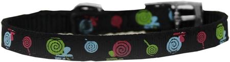 Lollipops Nylon Dog Collar With Classic Buckle 3/8" - staygoldendoodle.com
