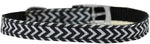Chevrons Nylon Dog Collar With Classic Buckle 3/8" - staygoldendoodle.com