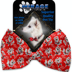 Krampus Pet Bow Tie Collar Accessory With Velcro