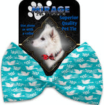 Hope And Peace Pet Bow Tie
