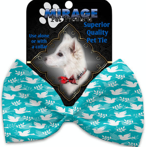 Hope And Peace Pet Bow Tie